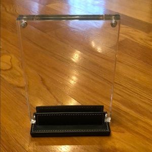 Coach acrylic picture frame